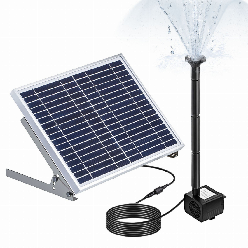 Discount code for 46% discount 10W Solar Fountain Pump with Large Solar Panel 32 99 Inclusive of VAT at TOMTOP Technology Co Ltd