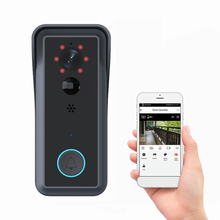 Discount code for 49% discount WiFi Video Doorbell Camera Wireless 1080P HD Camera 2-Way Audio 36 29 Inclusive of VAT at TOMTOP Technology Co Ltd