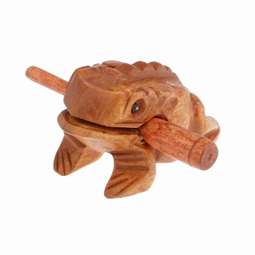Discount code for 51% discount 4 Inches Small Frog Guiro Rasp Frog Sound Maker with Wooden Stick 9 99 Inclusive of VAT at TOMTOP Technology Co Ltd