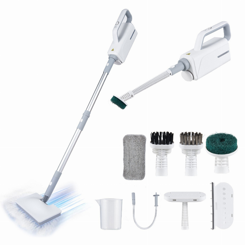 Discount code for 51% discount Household Steam Mop Detachable Steam Cleanerr with 370ml Water Tank 2-Level Steam 3 Cleaning Brush 73 49 Inclusive of VAT at TOMTOP Technology Co Ltd