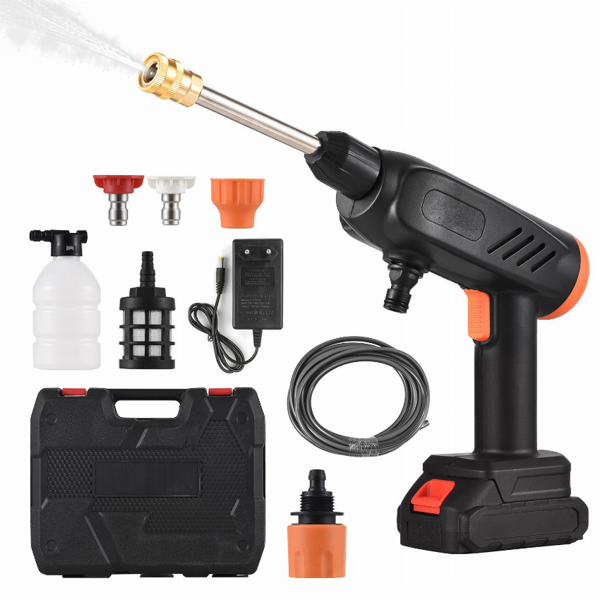 Discount code for 52% discount 21V Handheld High Pressure Washer 49 99 Inclusive of VAT at TOMTOP Technology Co Ltd