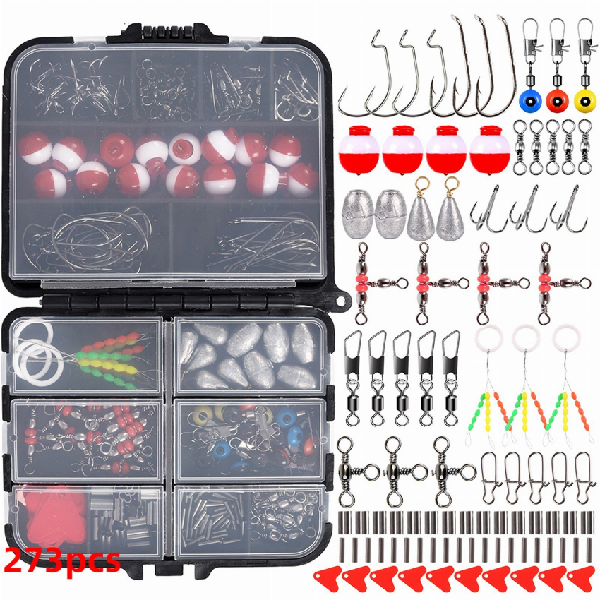 Discount code for 52% discount 273pcs Fishing Accessories Kit 19 34 Inclusive of VAT at TOMTOP Technology Co Ltd