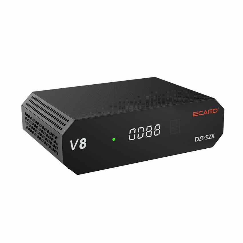 Discount code for 53% discount ECAMD V8 DVB-S2 Signal Receiver 47 99 Inclusive of VAT at TOMTOP Technology Co Ltd