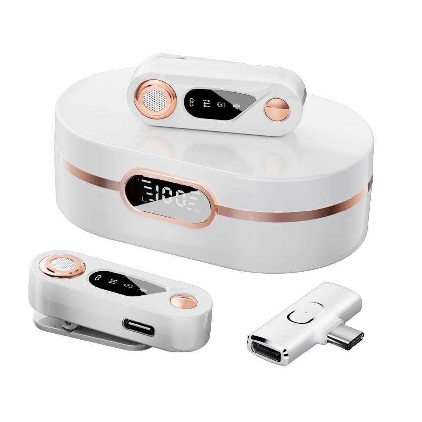 Discount code for 53% discount S36 2 4G Wireless Microphone 21 99 Inclusive of VAT at TOMTOP Technology Co Ltd