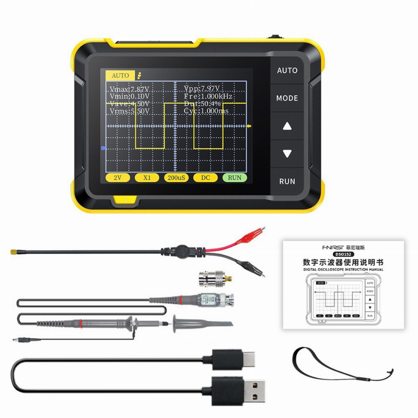 Discount code for 50% discount Handheld Digital Oscilloscope Portable 28 49 Inclusive of VAT at TOMTOP Technology Co Ltd