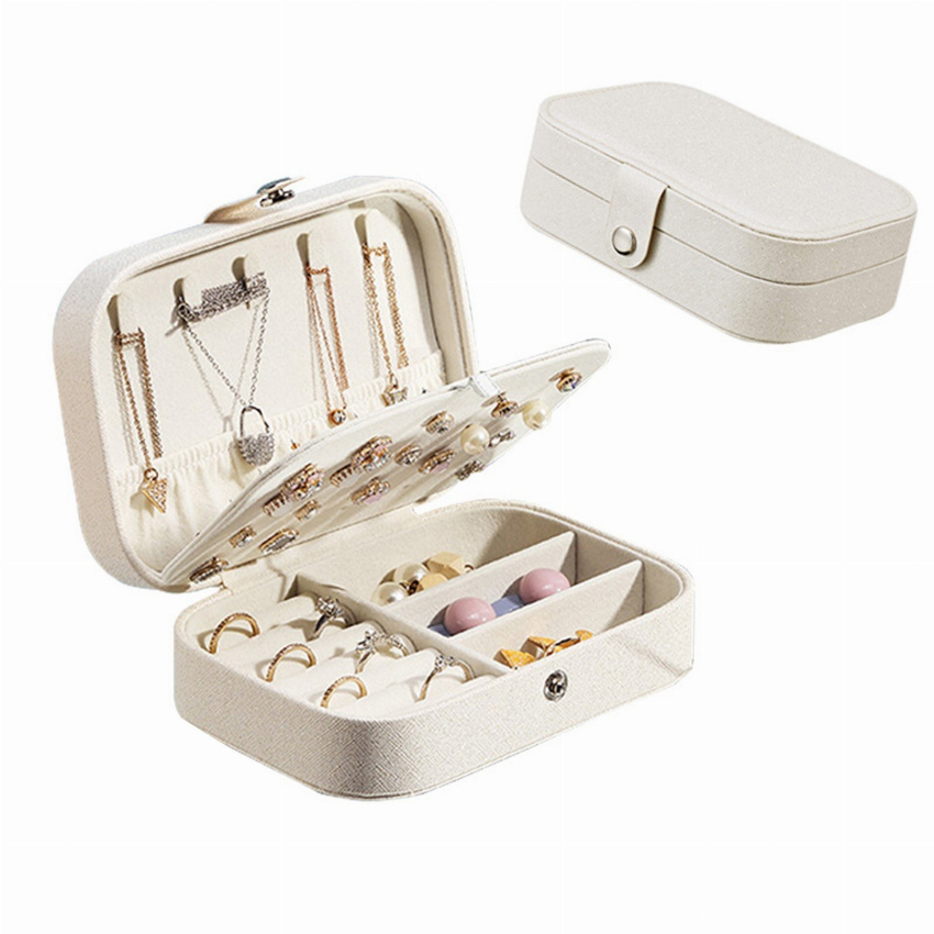 Discount code for 53% discount Jewelries Storage Case PU Leather Jewelry Box Organizer 11 99 Inclusive of VAT at TOMTOP Technology Co Ltd