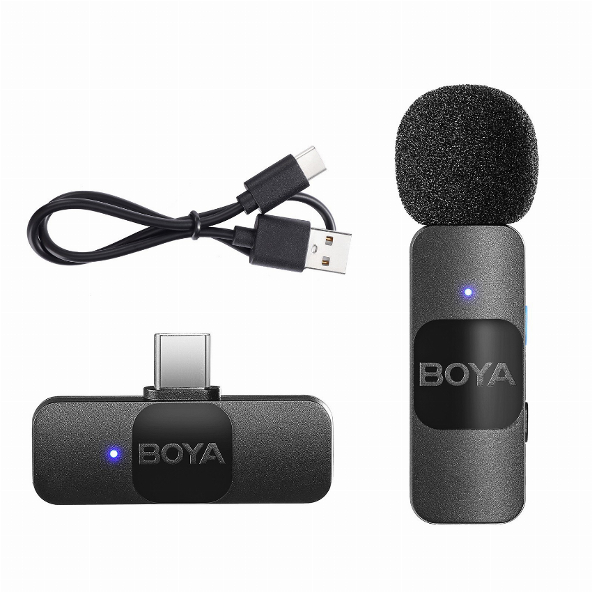 Discount code for 54% discount BOYA BY-V10 One-Trigger-One 2 4G Wireless Microphone System 29 99 Inclusive of VAT at TOMTOP Technology Co Ltd