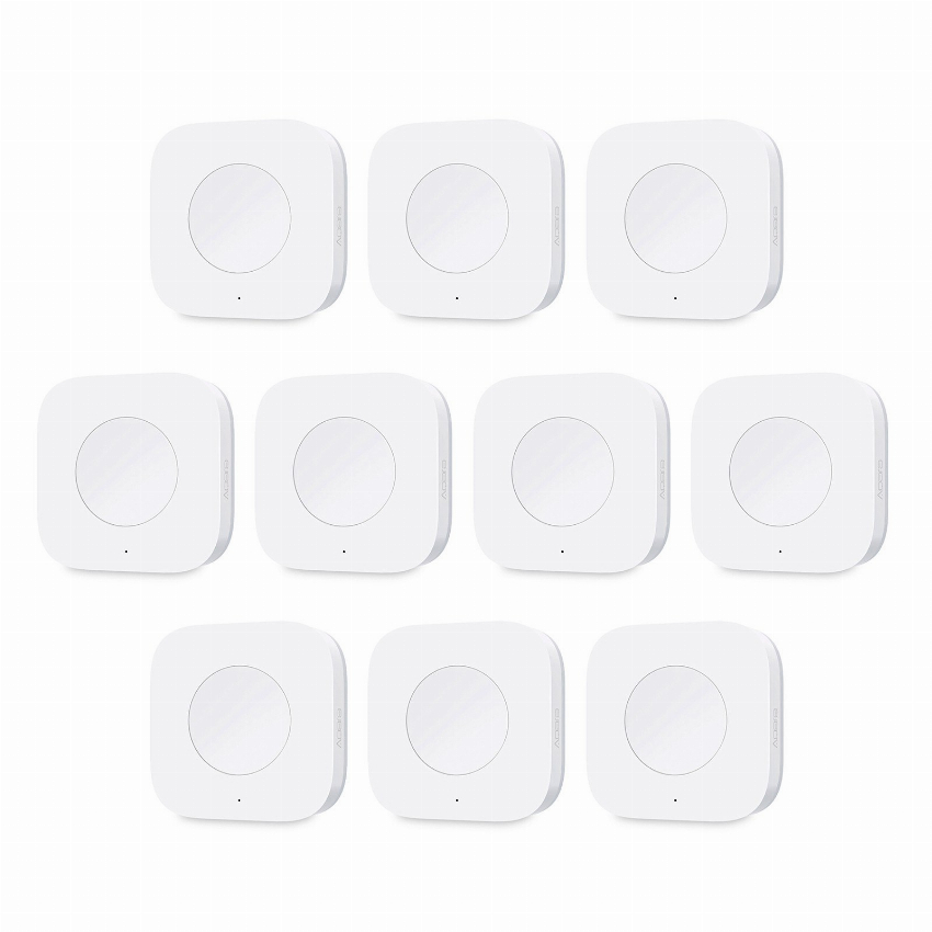 Discount code for 54% discount Aqara Wireless Mini Switch Zigbee System Remote Control Switch-10 Pack 82 99 Inclusive of VAT at TOMTOP Technology Co Ltd