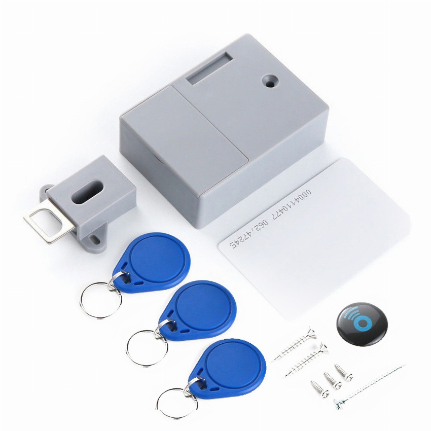 Discount code for 54% discount Battery IC Card Sensor Cabinet Drawer Smart Lock 1 Card 3 Keys 12 99 Inclusive of VAT at TOMTOP Technology Co Ltd