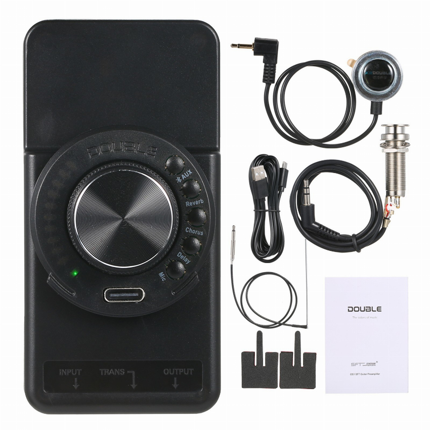 Discount code for 54% discount DOUBLE OS1 Resonance Pickup On-board Preamp SFT Same Frequency Trans Guitar Pickup 48 99 Inclusive of VAT at TOMTOP Technology Co Ltd