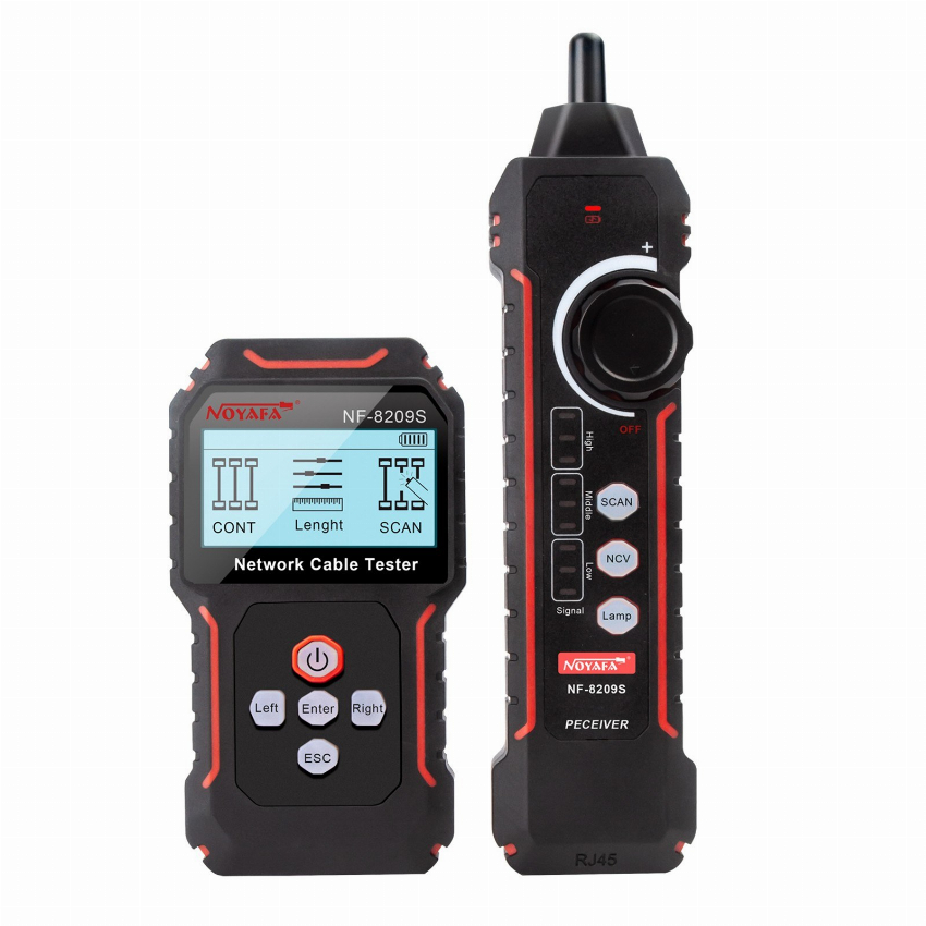 Discount code for 55% discount YAFA NF-8209S POE Wire Checker LCD Display 52 99 Inclusive of VAT at TOMTOP Technology Co Ltd