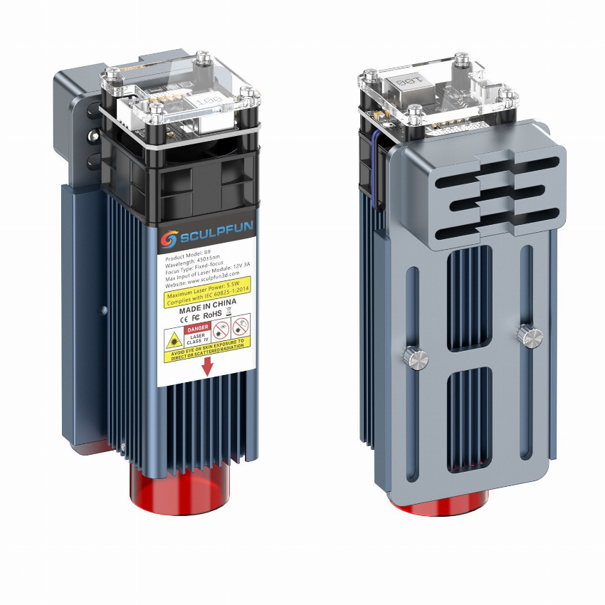 Discount code for 47% discount Sculpfun S9 Laser Engraver Module Laser Head 158 99 Inclusive of VAT at TOMTOP Technology Co Ltd