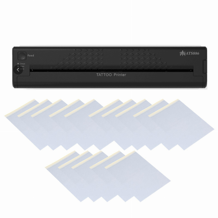 Discount code for 55% discount B Tattoo Transfer Stencil Machine with 15pcs Tattoo Paper 145 99 Inclusive of VAT at TOMTOP Technology Co Ltd