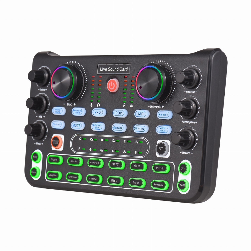 Discount code for 56% discount Live Sound Card Audio Mixer 19 99 Inclusive of VAT at TOMTOP Technology Co Ltd