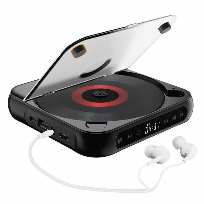 Discount code for 57% discount KC-918 BT5 1 CD Player Portable Music Player 31 99 Inclusive of VAT at TOMTOP Technology Co Ltd