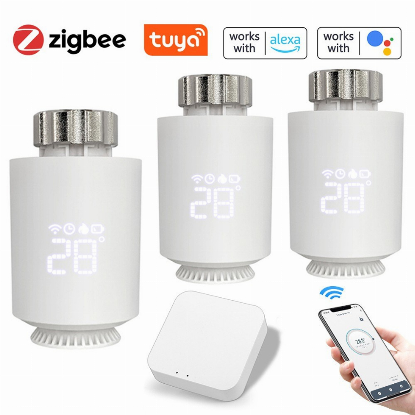 Discount code for 59% discount Tuya Zigbee Thermostatic Radiator Valves Intelligent Temperature Controller Tuya ZigBee3 0 Wireless Intelligent Home Gate-way 69 99 Inclusive of VAT at TOMTOP Technology Co Ltd