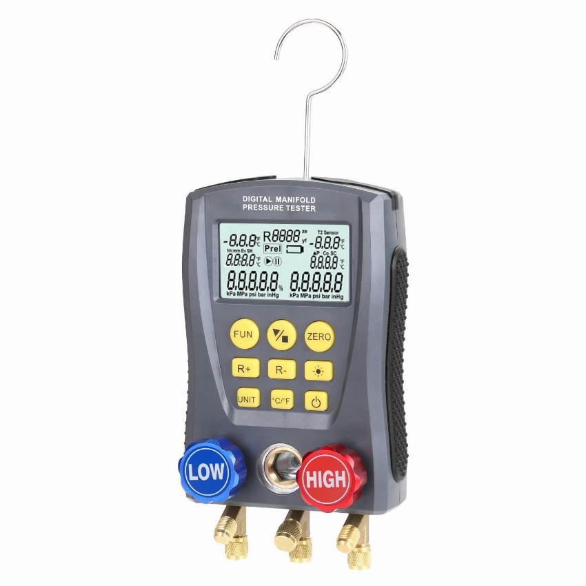 Discount code for 58% discount Pressure Gauge Refrigeration Digital Vacuum Pressure Manifold Tester 69 99 Inclusive of VAT at TOMTOP Technology Co Ltd