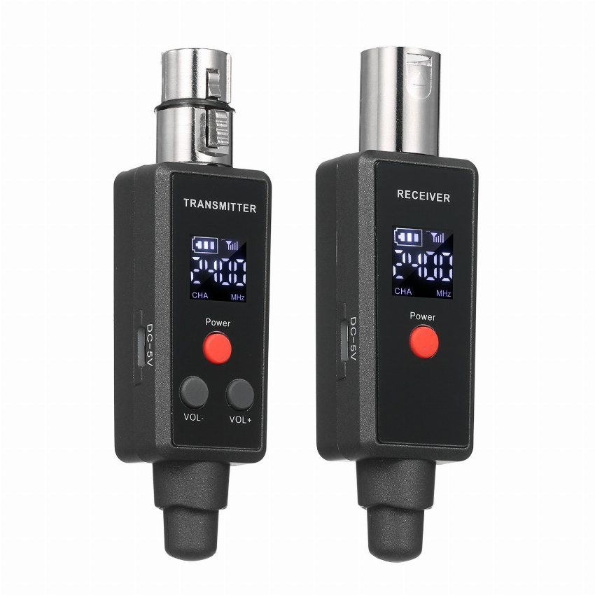 Discount code for 58% discount UHF Microphone Wireless System 2 4GHz Wireless XLR Transmitter and Receiver 35 99 Inclusive of VAT at TOMTOP Technology Co Ltd