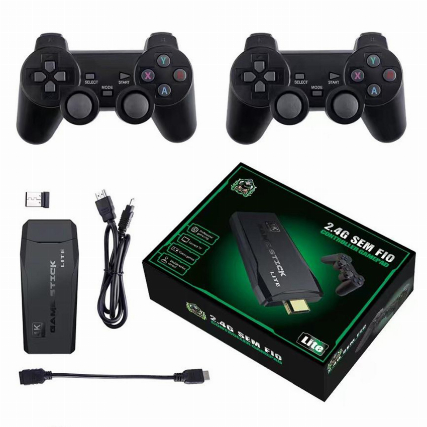 Discount code for 59% discount Ultimate Gaming Experience with Wireless Game Console 2 4G HD Arcade PS1 Home TV Mini Game Console 128G New Package 23 99 Inclusive of VAT at TOMTOP Technology Co Ltd