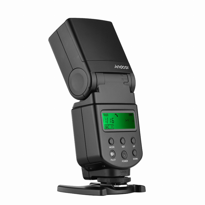 Discount code for 59% discount Andoer Universal Flash Speedlite GN40 Adjustable LED Fill Light On-camera Flash With Bracket 28 99 Inclusive of VAT at TOMTOP Technology Co Ltd