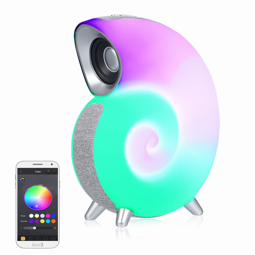 Discount code for 60% discount Conch Music Light Creative Smart BT Audio APP Control 31 99 Inclusive of VAT at TOMTOP Technology Co Ltd