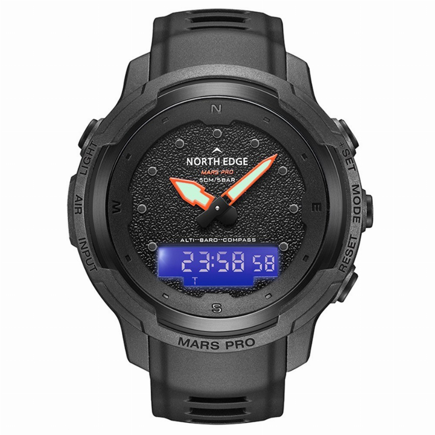 Discount code for 60% discount RTH EDGE MARS Pro Carbon Fiber Outdoor Sports Men s Watch 40 99 Inclusive of VAT at TOMTOP Technology Co Ltd