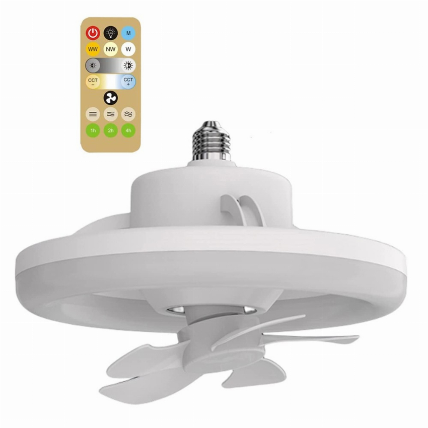 Discount code for 60% discount Dimmable Ceiling Fan with Light E27 LED Chandelier 360 Rotation with Remote 3 Wind Speeds 31 99 Inclusive of VAT at TOMTOP Technology Co Ltd