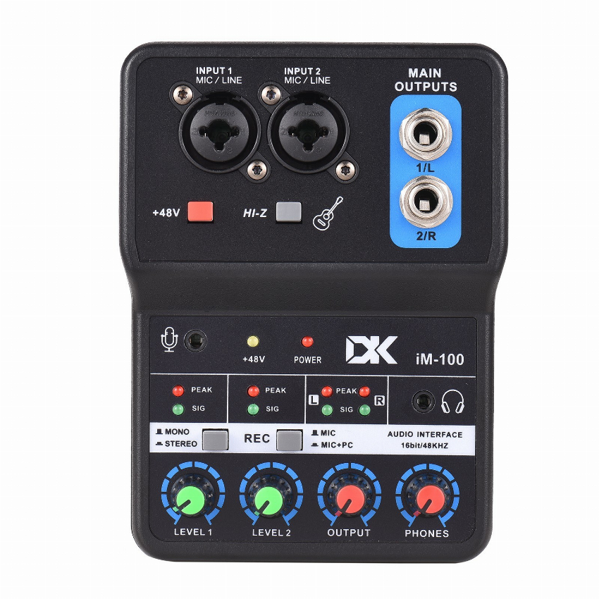 Discount code for 60% discount iM100 Audio Interface Professional Recording Sound Card 22 91 Inclusive of VAT at TOMTOP Technology Co Ltd