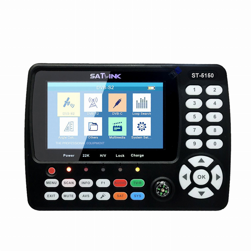 Discount code for 60% discount ST-5150 DVB-S2 T2 C COMBO HD Satellite TV Signal Finder 108 99 Inclusive of VAT at TOMTOP Technology Co Ltd