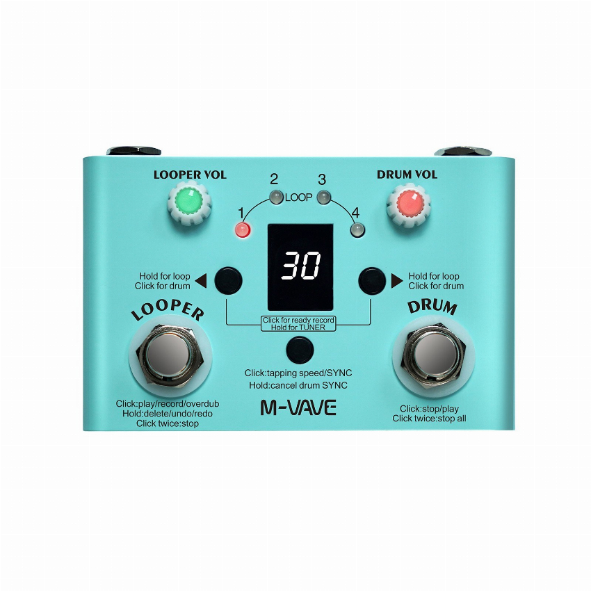 Discount code for 61% discount M-VAVE LOST TEMPO Effect Pedal Mini 2-in-1 36 99 Inclusive of VAT at TOMTOP Technology Co Ltd