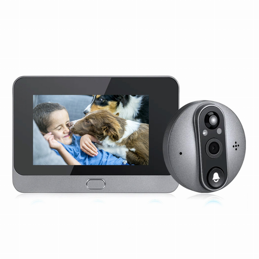 Discount code for 61% discount W88 WiFi Peephole Video Doorbell 61 99 Inclusive of VAT at TOMTOP Technology Co Ltd
