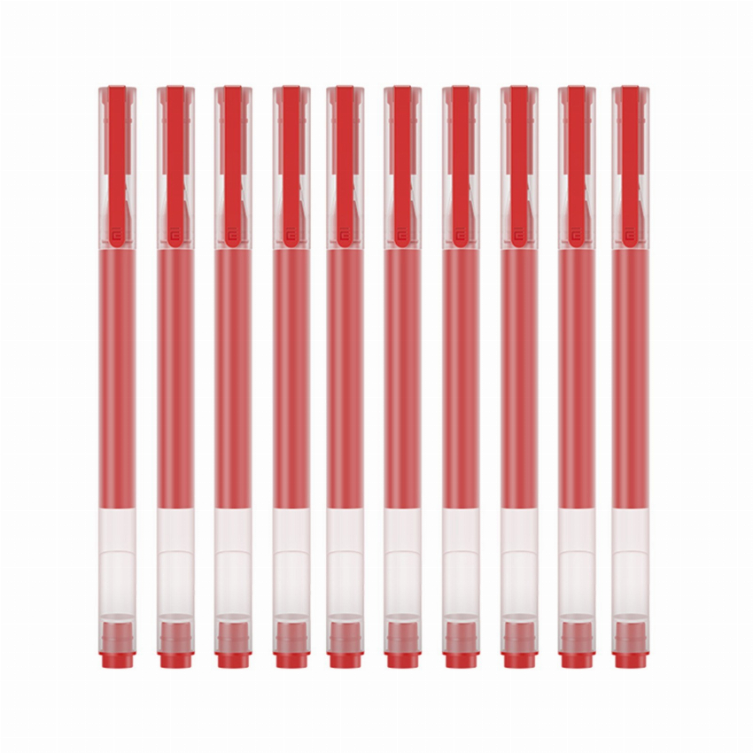 Discount code for 61% discount Xiaomi Gel Pens Extra Fine Point Red Pens 10Packs 7 59 Inclusive of VAT at TOMTOP Technology Co Ltd
