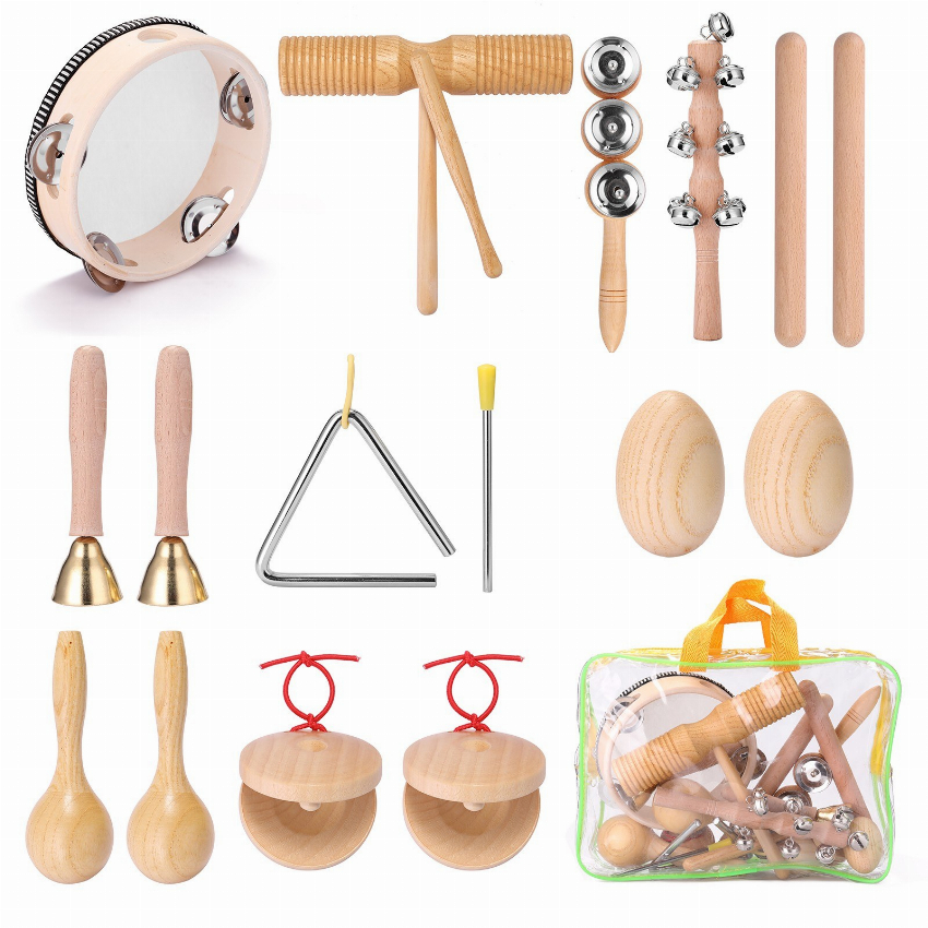 Discount code for 66% discount 11pcs Children Hand Percussion Instruments Kit 23 99 Inclusive of VAT at TOMTOP Technology Co Ltd