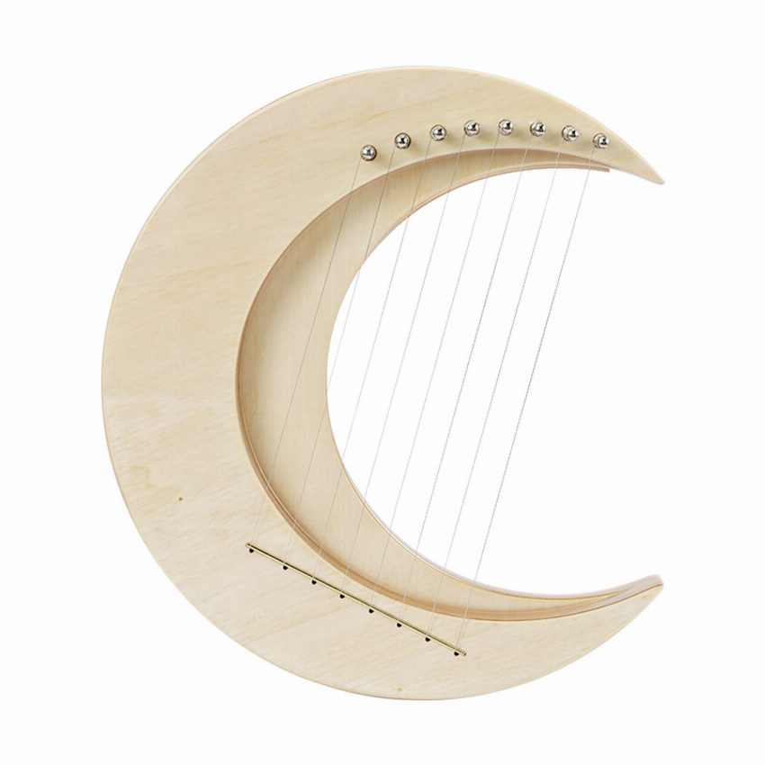 Discount code for 67% discount 8-string Crescent Moon Type Lyre G Key Portable Lyre 39 99 Inclusive of VAT at TOMTOP Technology Co Ltd