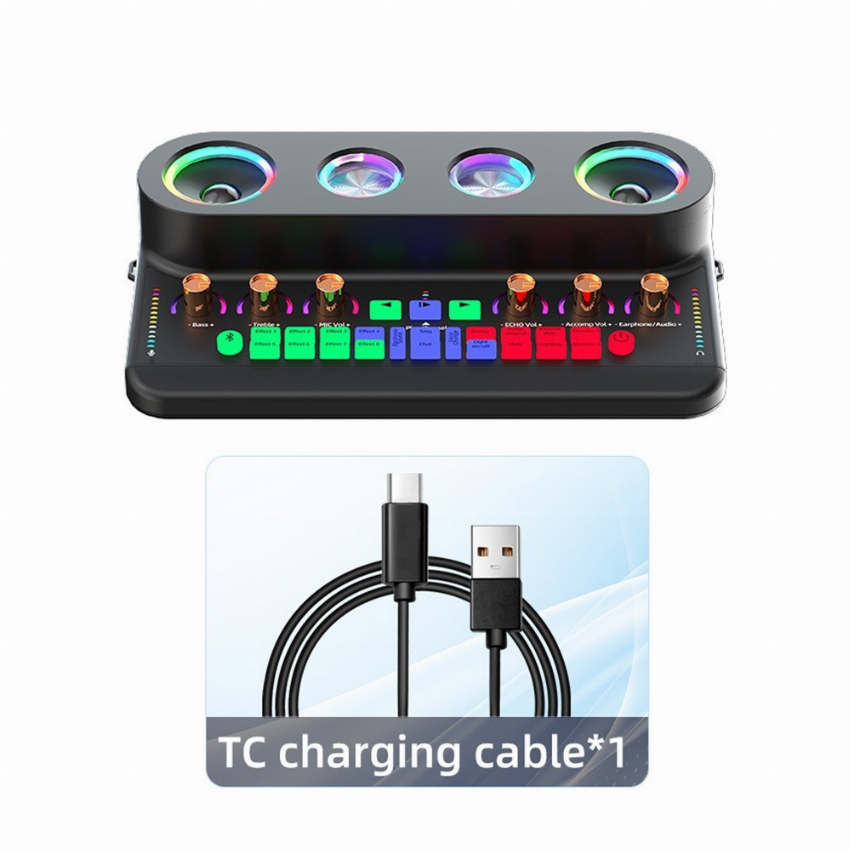 Discount code for 68% discount S20 Sound Card Audio Podcast Equipment Portable Karaoke Machine 35 99 Inclusive of VAT at TOMTOP Technology Co Ltd