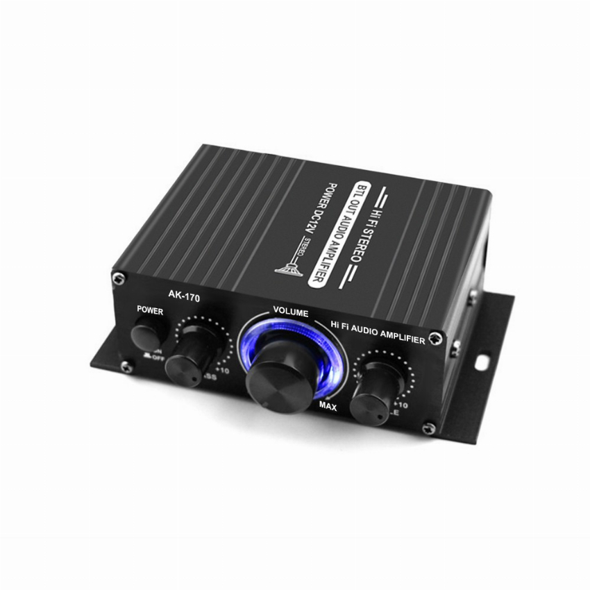 Discount code for AK170 12V Mini Audio Power Amplifier 13 96 Inclusive of VAT at TOMTOP Technology Co Ltd
