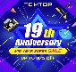 Discount code for Anniversary Sale 10 OFF for Orders Over 100 on tomtop at TOMTOP Technology Co Ltd