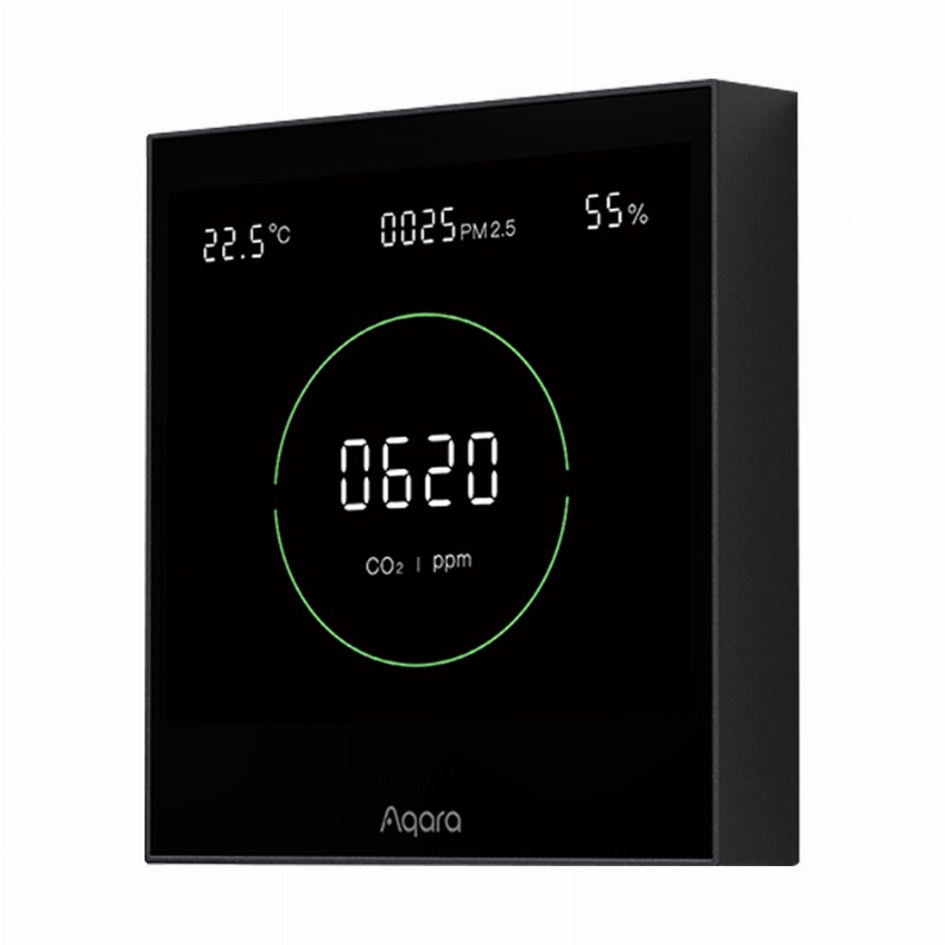 Discount code for Aqara S1 Air Quality Monitor Panel Omni Directional Air CO2 PM2 5 Temperature Humidity Monitoring 109 99 Inclusive of VAT at TOMTOP Technology Co Ltd