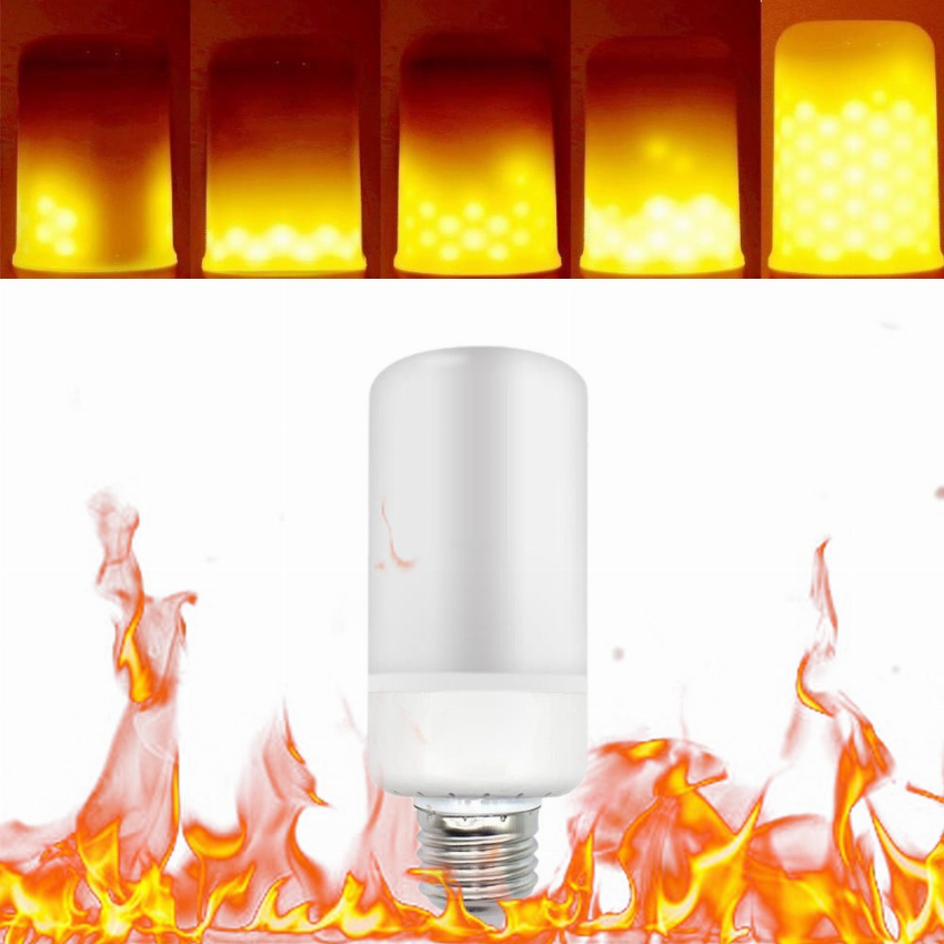 Discount code for Clearance Sale 66% discount Tomshine E27 LED Flame Flickering Effect Fire Light Bulb 5 59 Inclusive of VAT at TOMTOP Technology Co Ltd