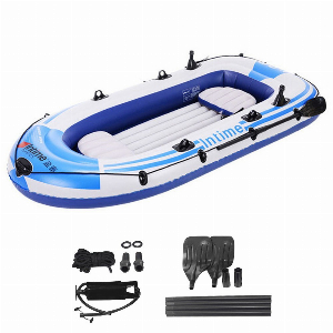 Discount code for Clearance Sale 77% discount Intime 4 People PVC Inflatable Boat 39 99 at TOMTOP Technology Co Ltd