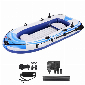 Discount code for Clearance Sale 77% discount Intime 4 People PVC Inflatable Boat 39 99 at TOMTOP Technology Co Ltd
