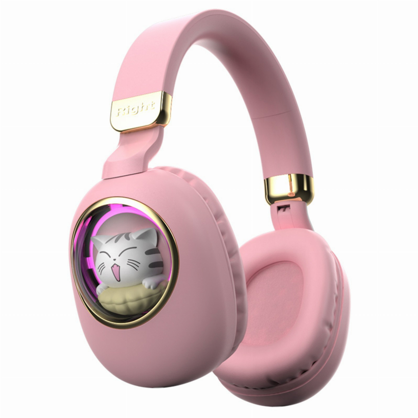 Discount code for Cute Cartoon Wireless BT5 3 Headphones 21 49 Inclusive of VAT at TOMTOP Technology Co Ltd