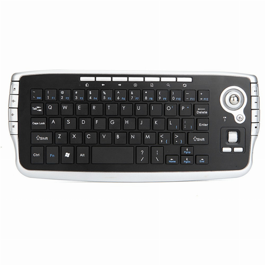 Discount code for E30 2 4GHz Wireless QWERTY Keyboard with Trackball Mouse Silver 24 99 Inclusive of VAT at TOMTOP Technology Co Ltd