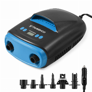 Discount code for Clearance Sale 47% discount TOMSHOO Digital Electric SUP Air Pump 110W 40 41 at TOMTOP Technology Co Ltd