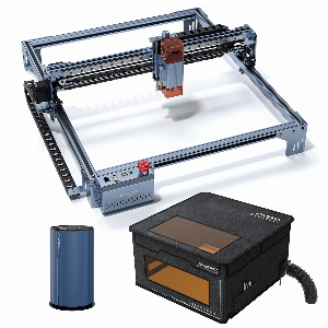 Discount code for Warehouse 44% discount Atomstack Maker A5 V2 6W Laser Engraver with FB2 Foldable Protective Cover and D2 Air Cleaner 369 at TOMTOP Technology Co Ltd
