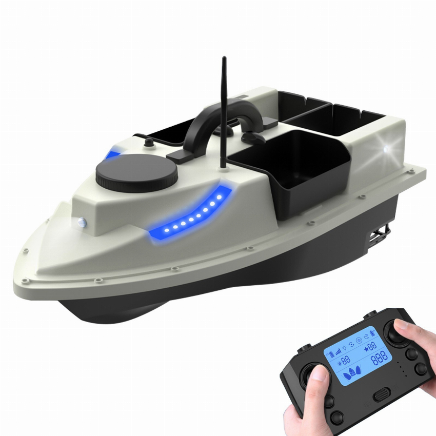 Discount code for Warehouse 49% discount GPS RC Bait Boat Colorful Light 4 Bait Containers 500M 129 39 at TOMTOP Technology Co Ltd