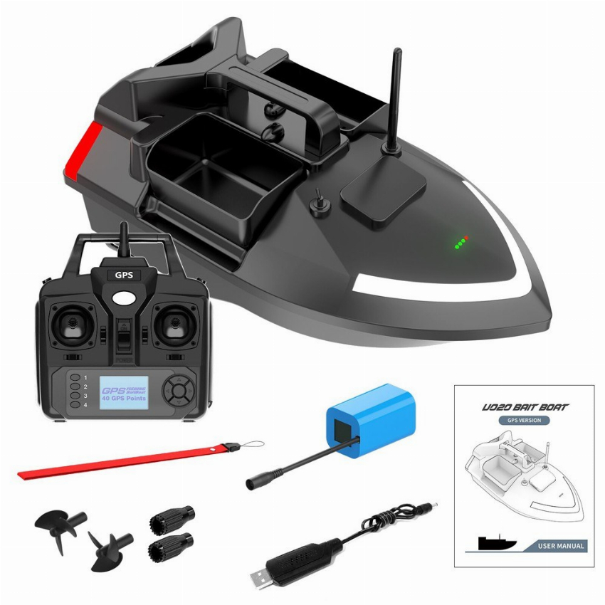 Discount code for Warehouse 51% discount GPS Fishing Bait Boat 12000mAh Large Capacity Battery 500m Remote Control 107 99 at TOMTOP Technology Co Ltd