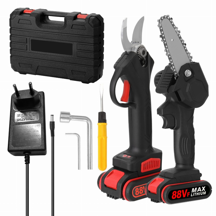 Discount code for Warehouse 51% discount 21V 30mm Cordless Brushless Motor 88VF Electric Pruning Shear 4inch Brush Motor Cahinsaw Set 51 14 at TOMTOP Technology Co Ltd