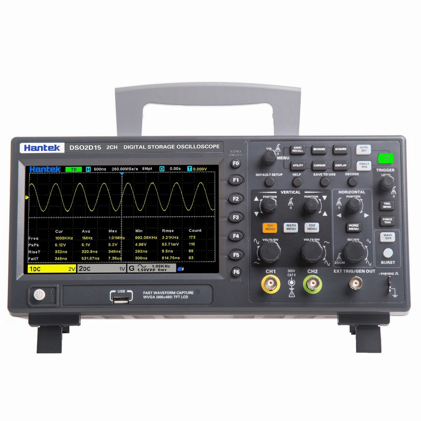 Discount code for Warehouse 53% discount Hantek DSO2D15 Digital Oscilloscope Meter Desktop Oscillometer 220 79 at TOMTOP Technology Co Ltd