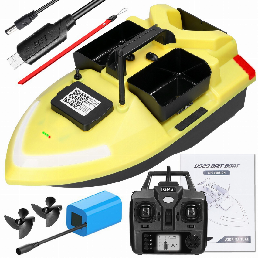 Discount code for Warehouse 54% discount GPS Self-Illuminating Fishing Bait Boat 12000mAh Battery Capacity 500m Remote Control 113 45 at TOMTOP Technology Co Ltd